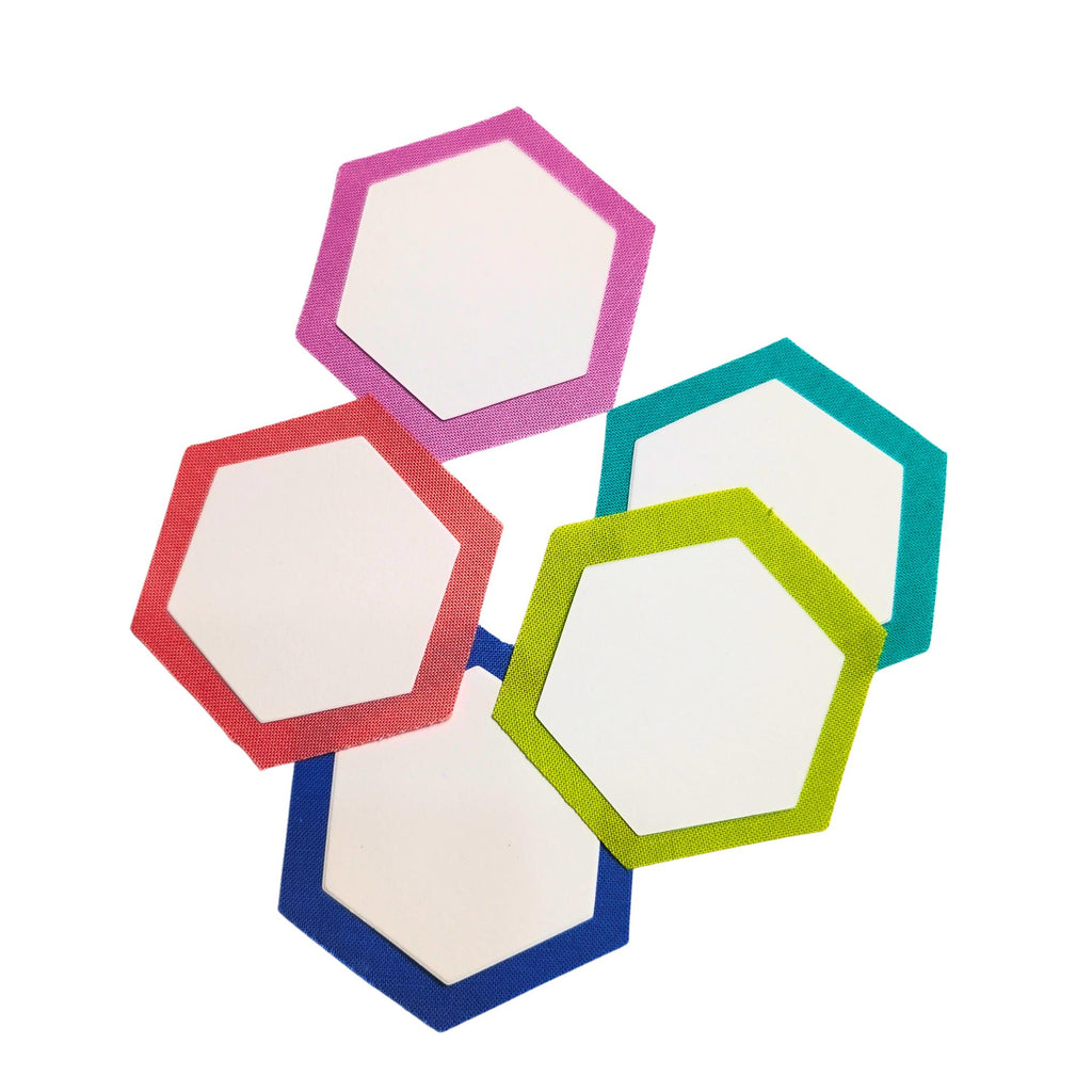 42 Tula Pink Designer Solids hexies 1 inch die cut assortment, plus papers-42 hexies-English Paper Piecing, EPP, free spirit fabric