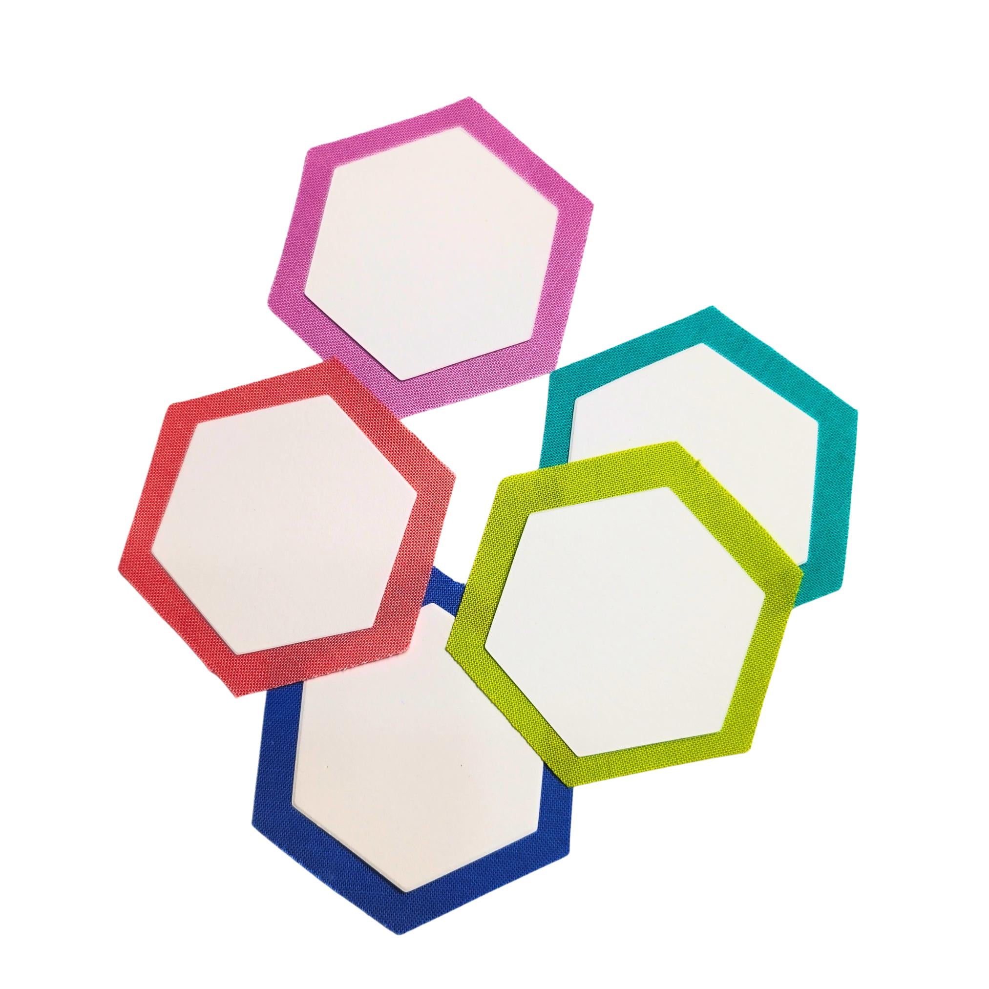 42 Tula Pink Designer Solids hexies 1 inch die cut assortment, plus papers-42 hexies-English Paper Piecing, EPP, free spirit fabric