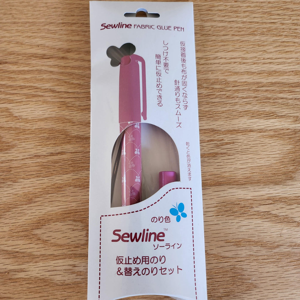 Sewline Fabric Glue Pen and refill: Acid-Free, English Paper Piecing (Japan Import) EPP