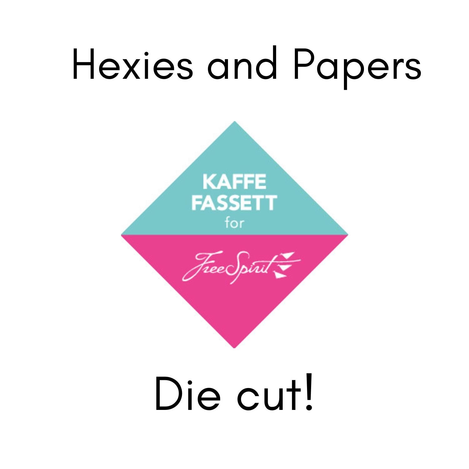 Kaffe Fassett Royal 1 inch die cut hexies (42) and papers; English Paper Piecing (EPP); quilting; Free Spirit fabric, precut hexagons