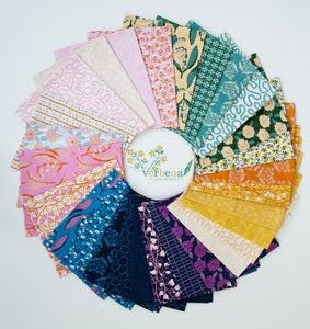 Ruby Star Society Verbena 1 inch die cut hexies (42) and papers; English Paper Piecing (EPP); quilting; Moda fabric, Jen Hewett