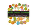 42 precut hexagons Kaffe Fassett Parakeet 1 inch die cut hexies and paper templates; English Paper Piecing (EPP); patchwork fabric