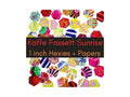 42 precut hexagons Kaffe Fassett Sunrise 1 inch die cut hexies and paper templates; English Paper Piecing (EPP); patchwork fabric