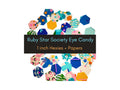 42 precut hexagons Ruby Star Society Eye Candy 1 inch die cut hexies and precut paper templates English Paper Piecing (EPP) quilt fabric