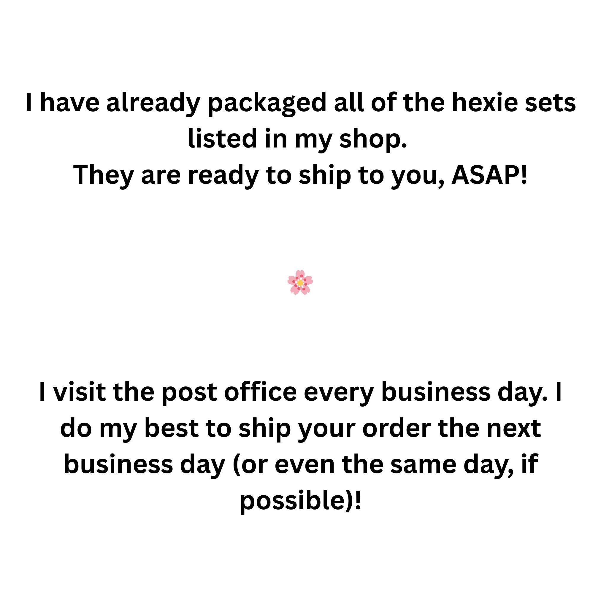 Kaffe Fassett Warm August 2022 Fabric Hexies: 1-inch English Paper Piecing hexagons  and templates (42pc)