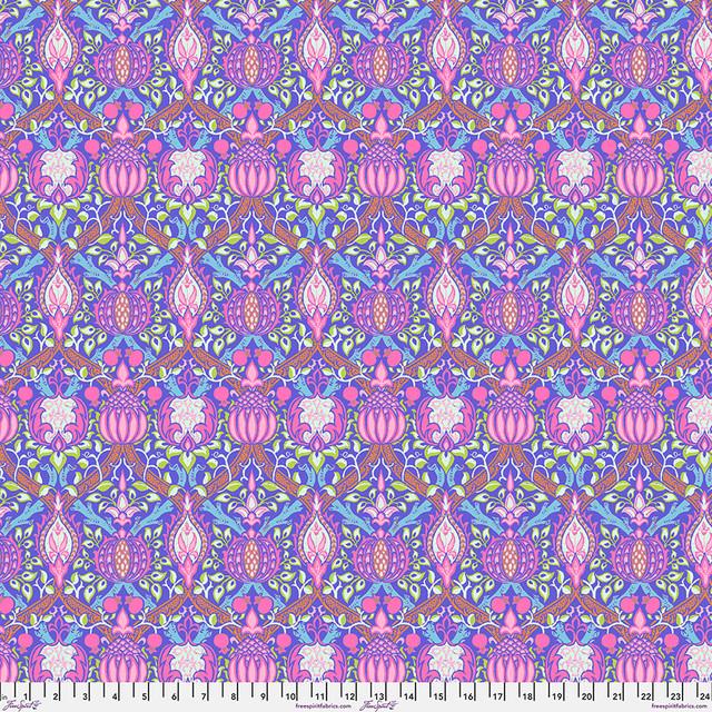 EPP Kaffe x Morris hexies: 1 inch fabric hexagons and papers 42 pcs