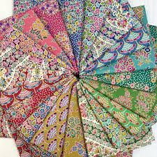 EPP Tilda Pie in the Sky hexies: 1 inch fabric hexagons and papers 42 pcs