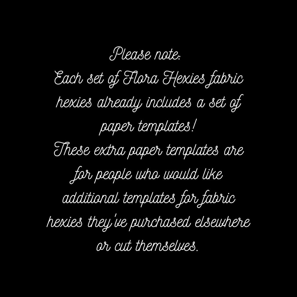 EPP hexagon cardstock templates: 1 inch per side, 42 pcs for English Paper Piecing