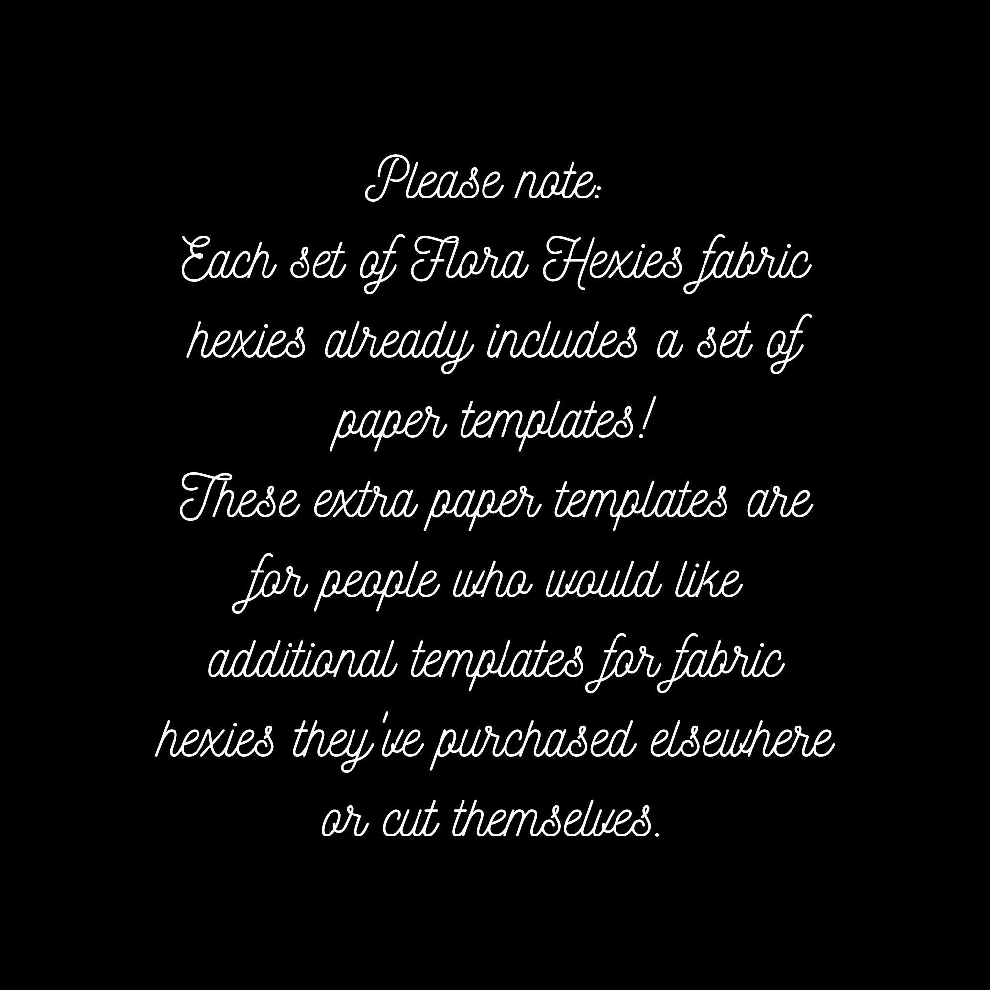 EPP hexagon cardstock templates: 1 inch per side, 42 pcs for English Paper Piecing