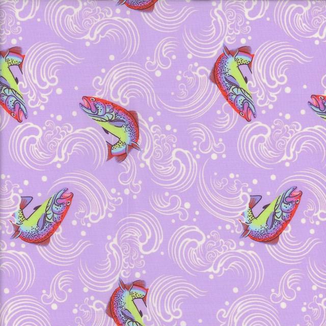 Tula Pink Full Moon Forest II Hexies: 42 Fabric Hexagons, 1-inch + Paper Templates