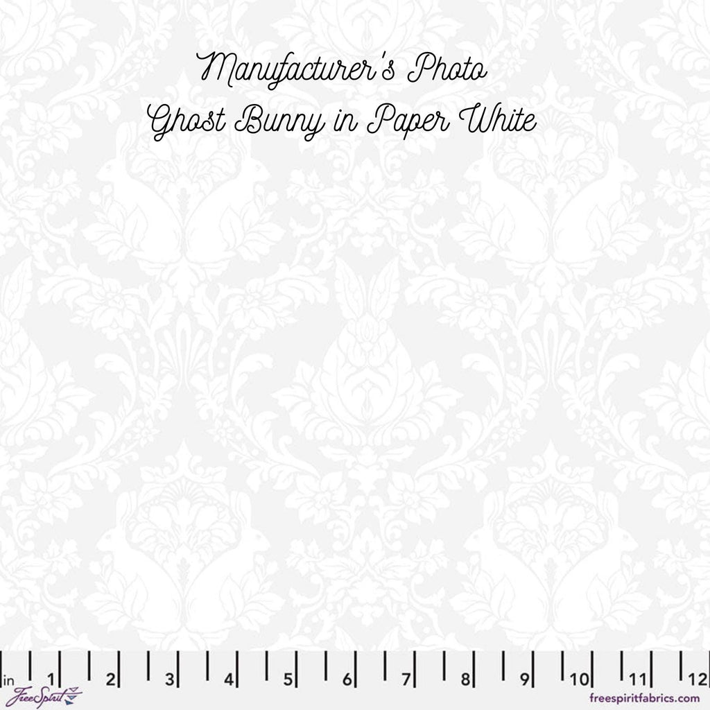 EPP kit Tula Pink True Colors 2025 Ghost Only Hexies: 42 diecut 1-inch Fabric hexagons + Paper Templates