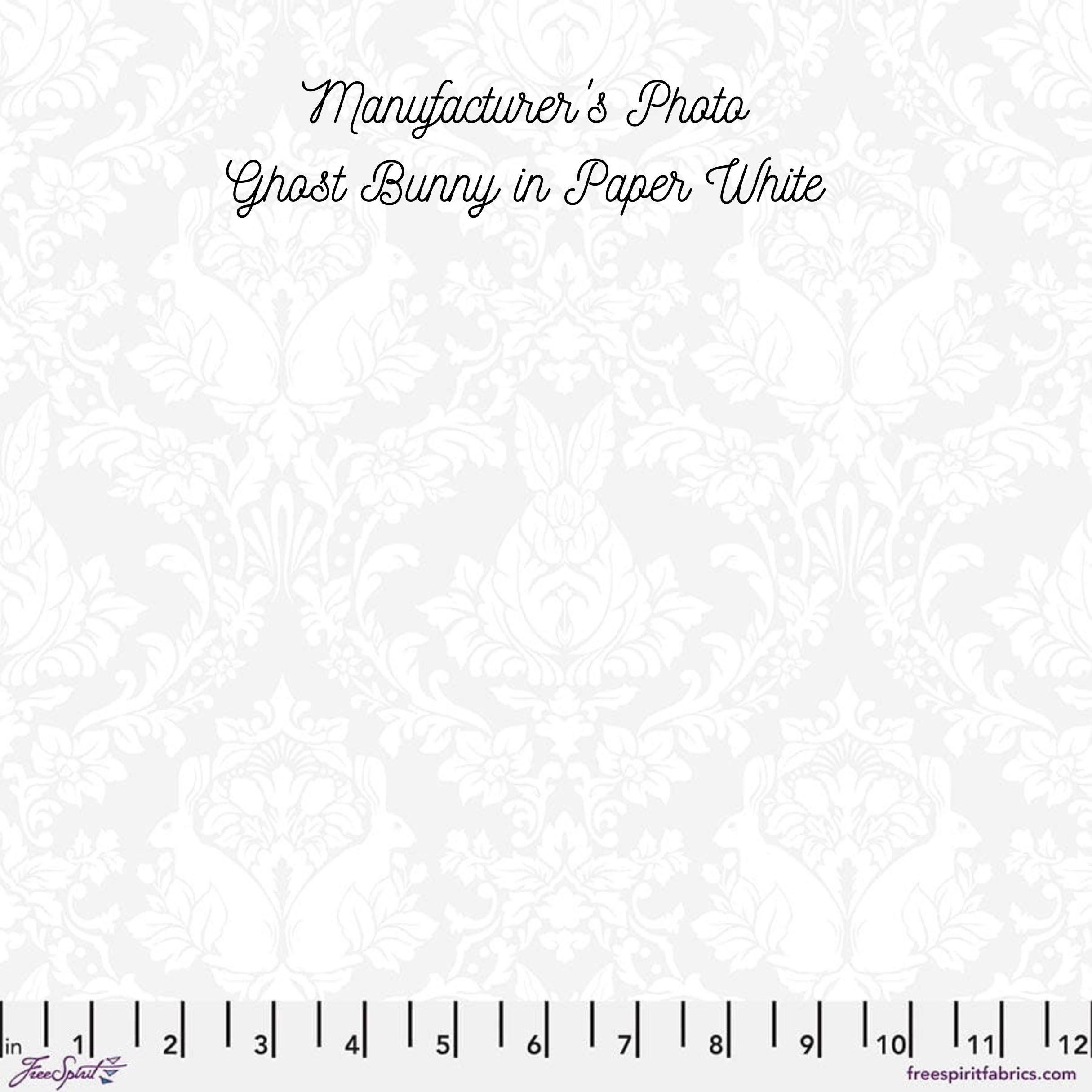 EPP kit Tula Pink True Colors 2025 Ghost Only Hexies: 42 diecut 1-inch Fabric hexagons + Paper Templates