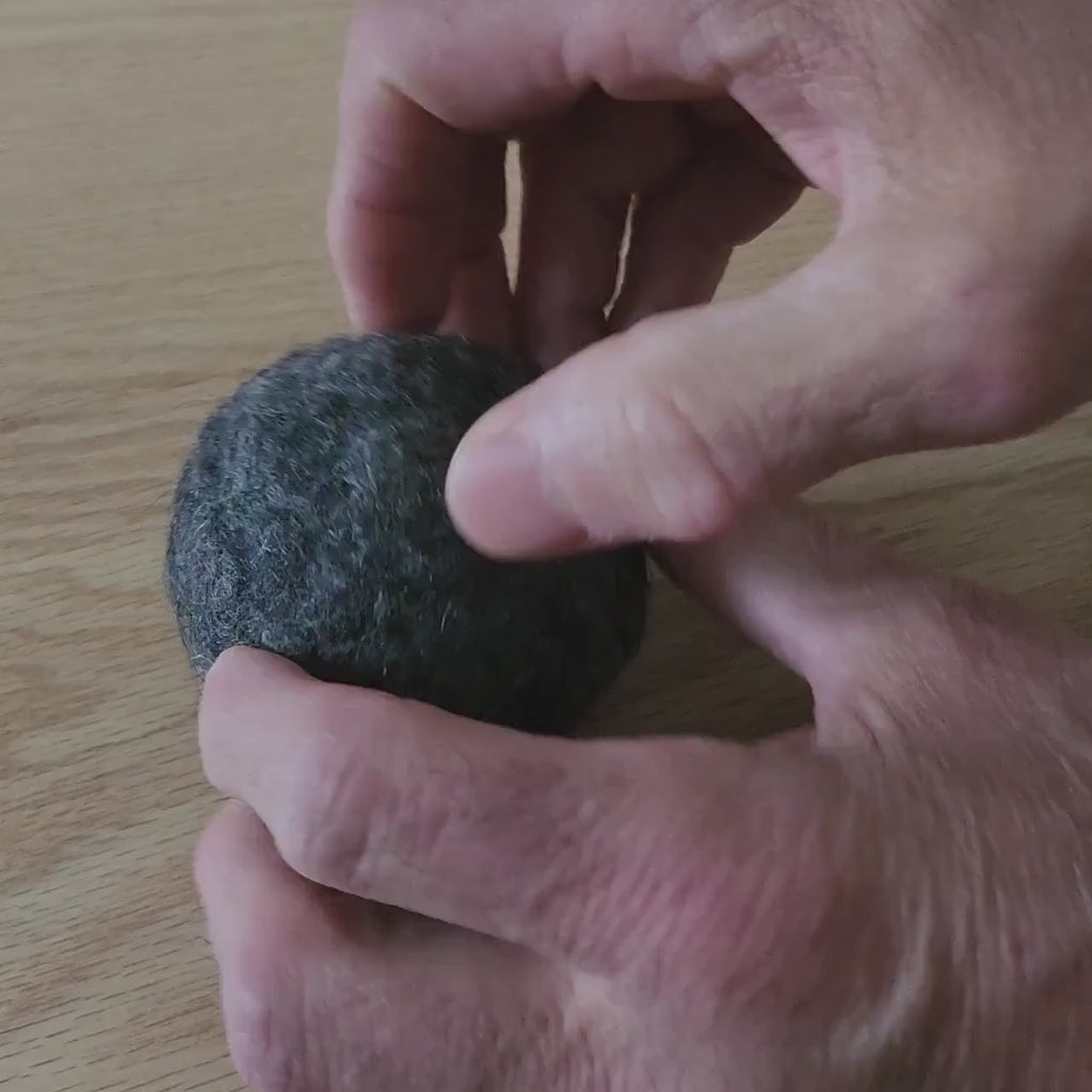 Wool geode pincushion, hand felted merino and Icelandic in purples, amethyst gemstone pin cushion, handmade by me in Arkansas