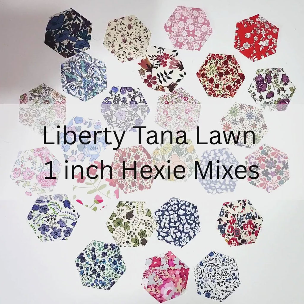 Liberty of London Tana Lawn Hexies: 1-inch Precut EPP Kit